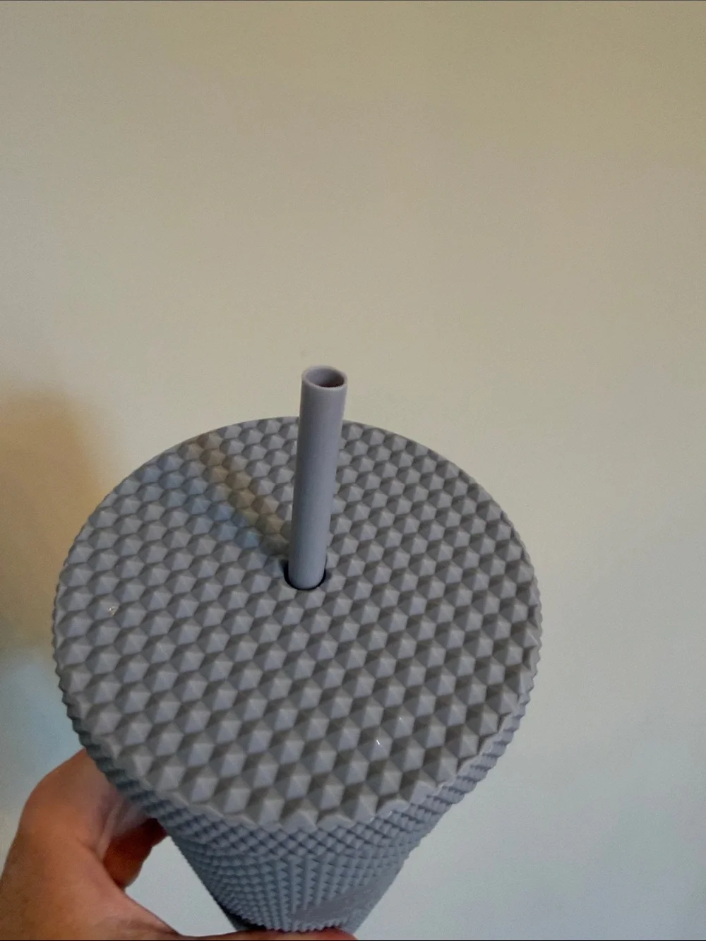 Starbucks Matte Gray Studded Tumbler with Straw